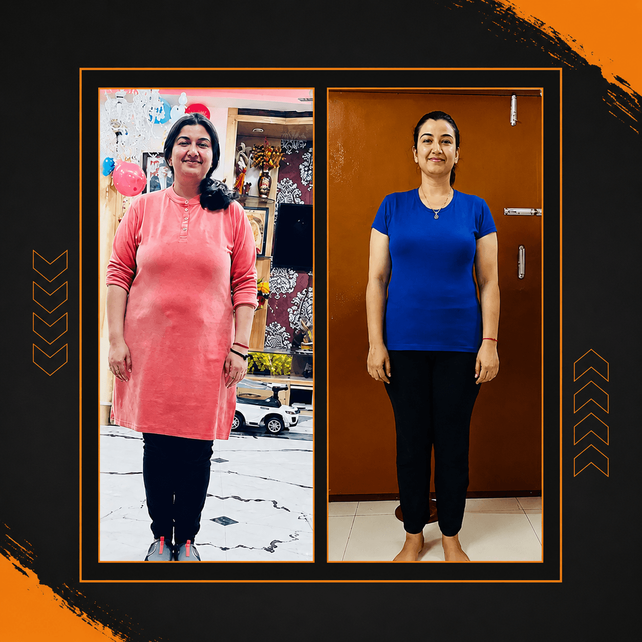 Savy Singh’s fitness transformation after training at Healthify gym in Sri Vijaya Puram